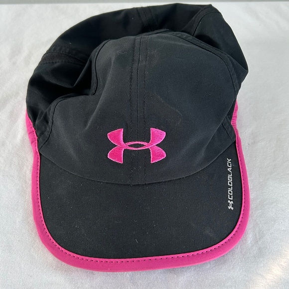 Under Armour Coldblack Women's Hat Gray w/ Pink UV Protection Sports Cap - Picture 1 of 8